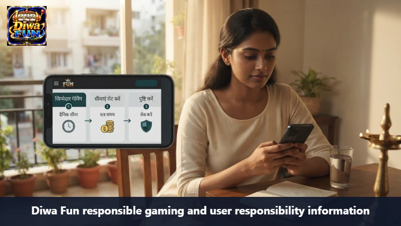 Diwa Fun responsible gaming and user responsibility information